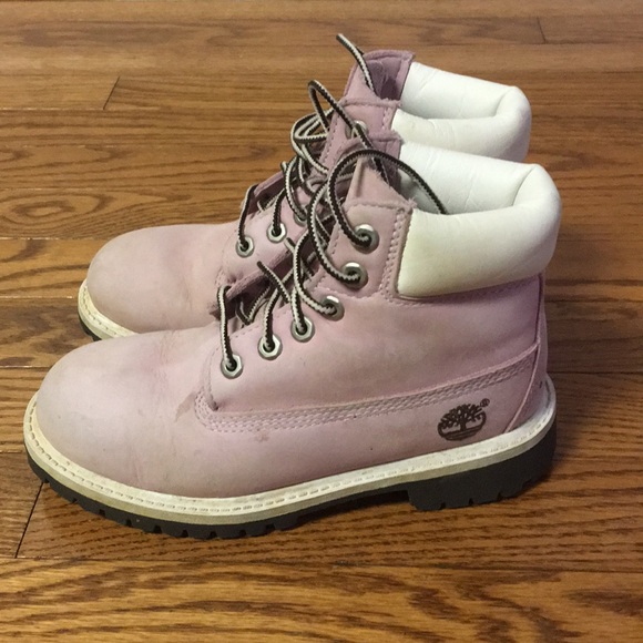 Pink Timberland work boot size 13.5 - Picture 4 of 7